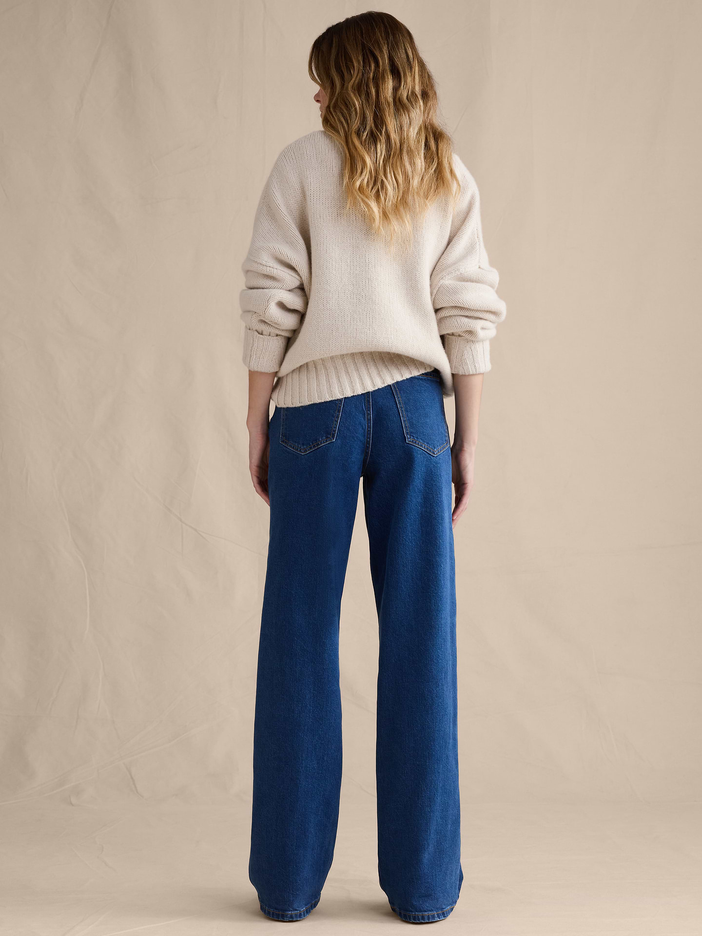 Image 3 of 8, The Icon Classic Wide-Leg Jean