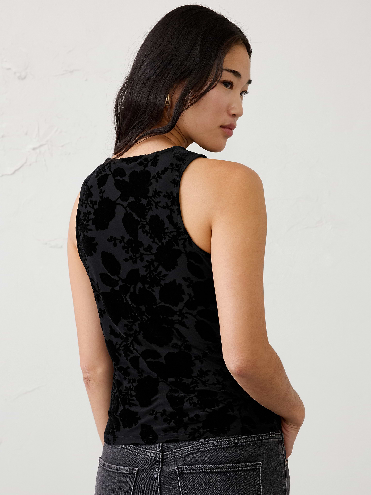 Image 2 of 5, Velvet Burnout Top