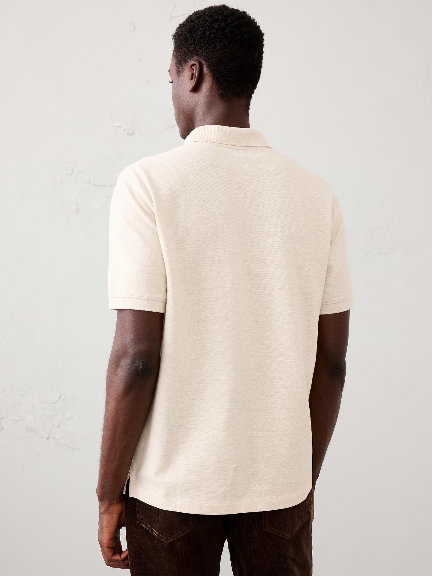Image 2 of 8, Standard-Fit Pique Polo