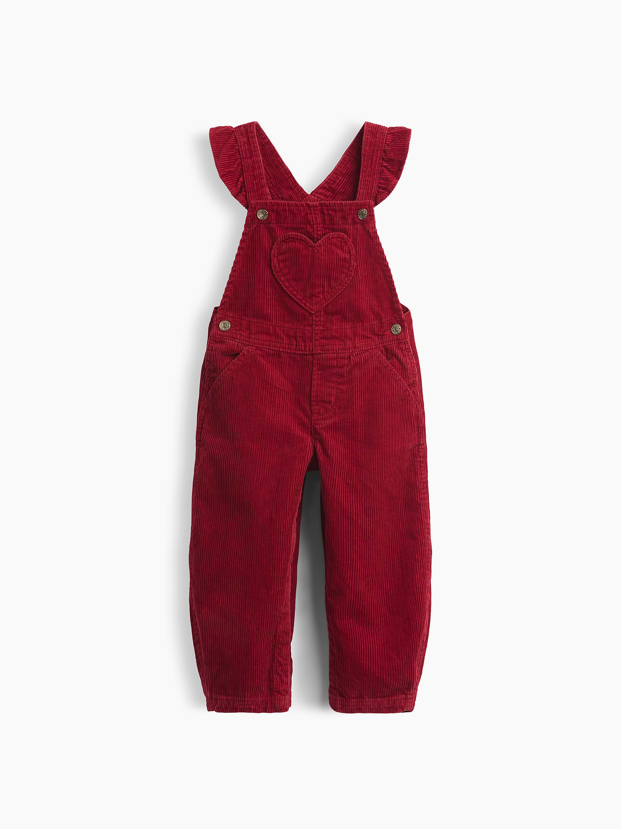 Baby & Toddler Corduroy Heart Horseshoe Overalls