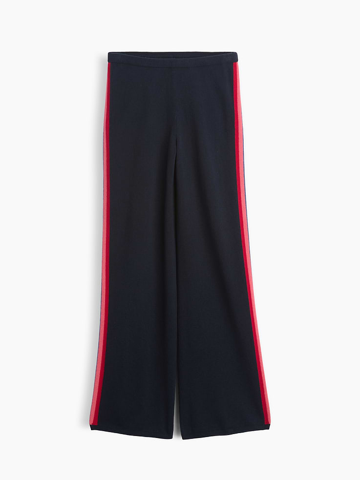 Image 1 of 2, Supersoft knit sweater pants. In a pull-on, loose fit., Elasticized waist., Ribbed hem., Product #1185706