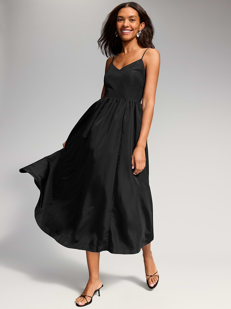 Image 3 of 10, The Occasion by Old Navy Sleeveless Fit and Flare Midi Dress