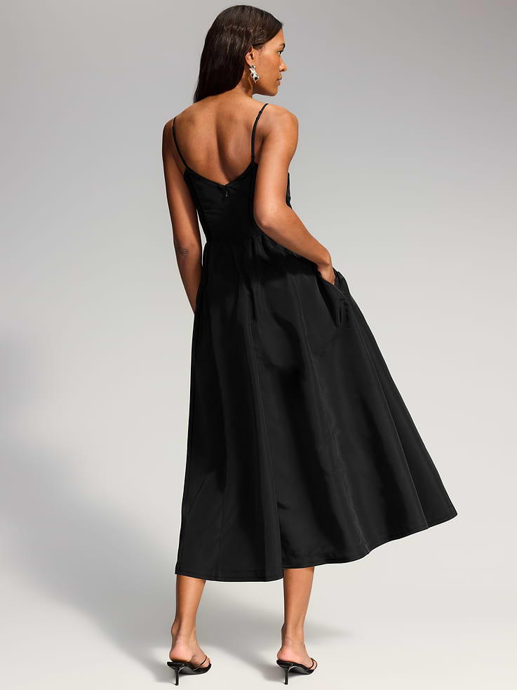 Image 2 of 10, The Occasion by Old Navy Sleeveless Fit and Flare Midi Dress