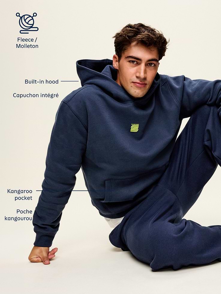 Image 5 of 5, Baseline Fleece Popover Hoodie