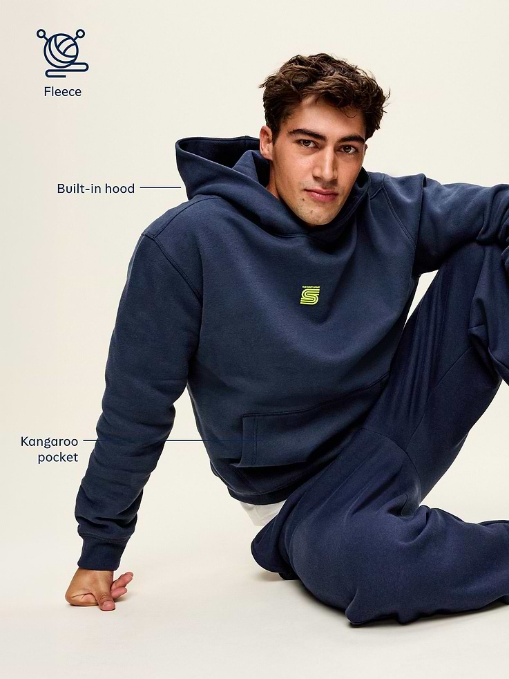 Image 5 of 5, Baseline Fleece Popover Hoodie