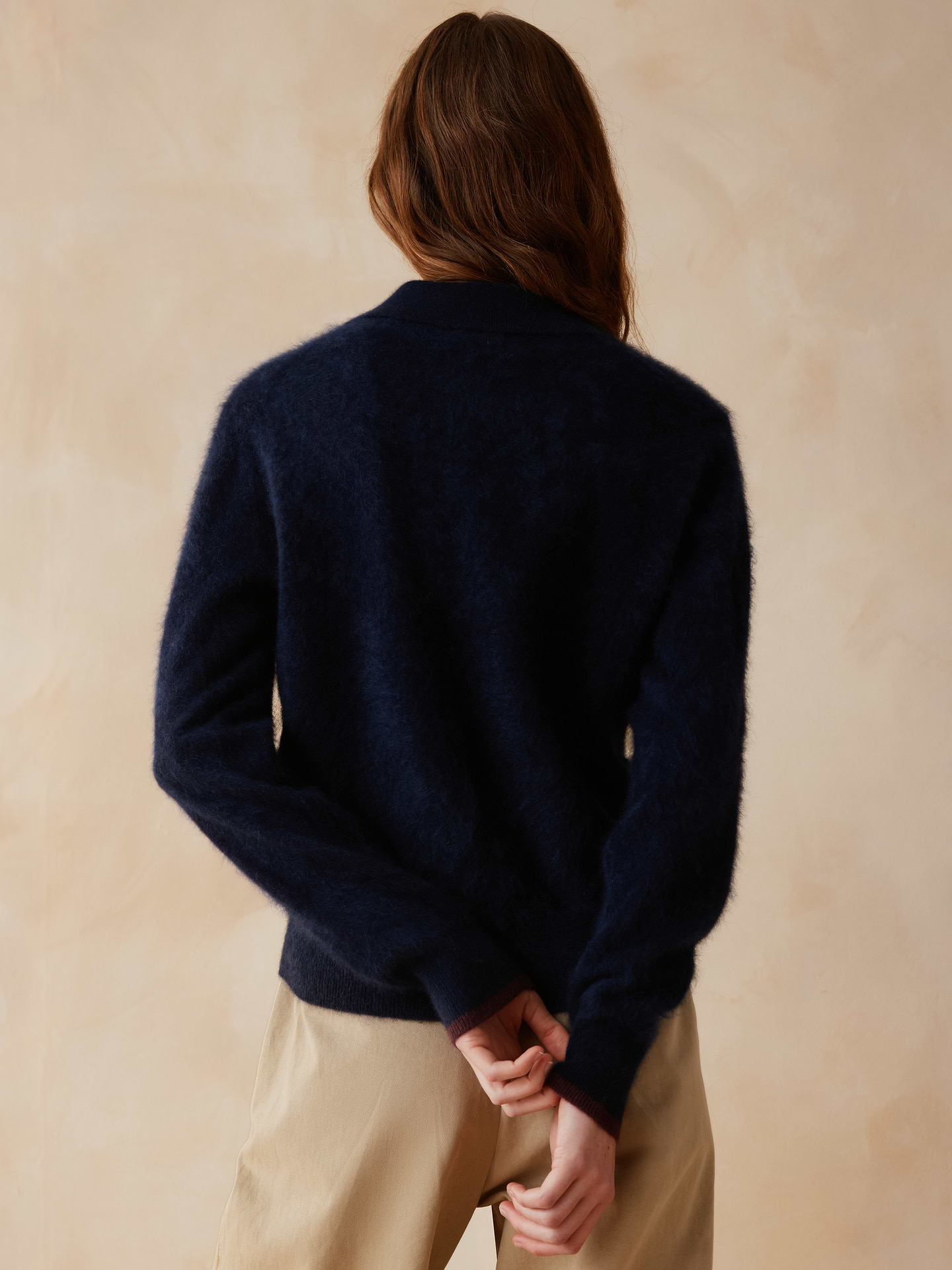 Image 5 of 8, Banana Republic x Zankov | Frankie Cashmere Sweater Polo