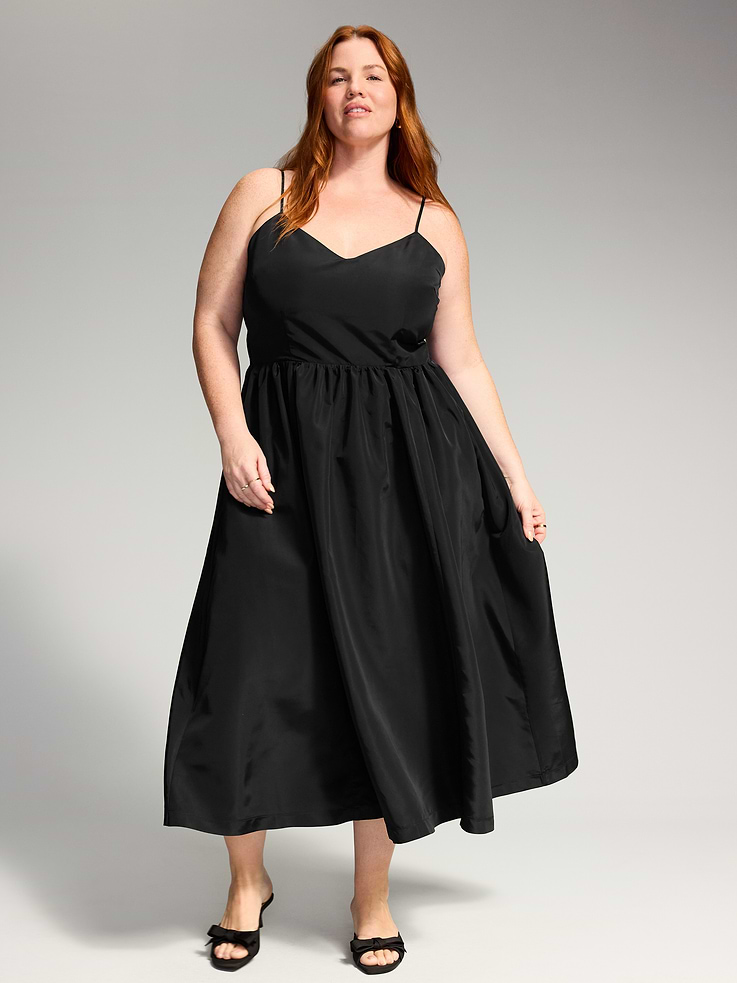 Image 9 of 10, The Occasion by Old Navy Sleeveless Fit and Flare Midi Dress