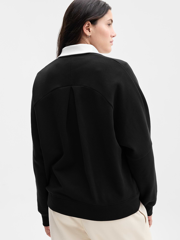 Image 6 of 7, Forever Fleece Rugby Sweatshirt
