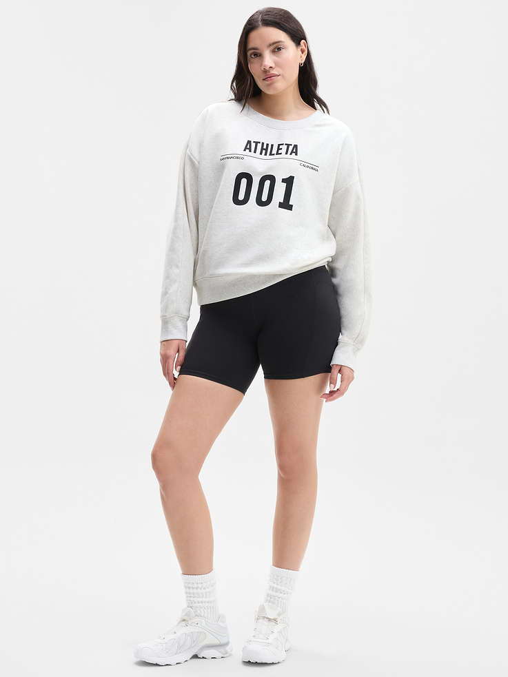 Image 4 of 6, Forever Fleece Crewneck Graphic 001
