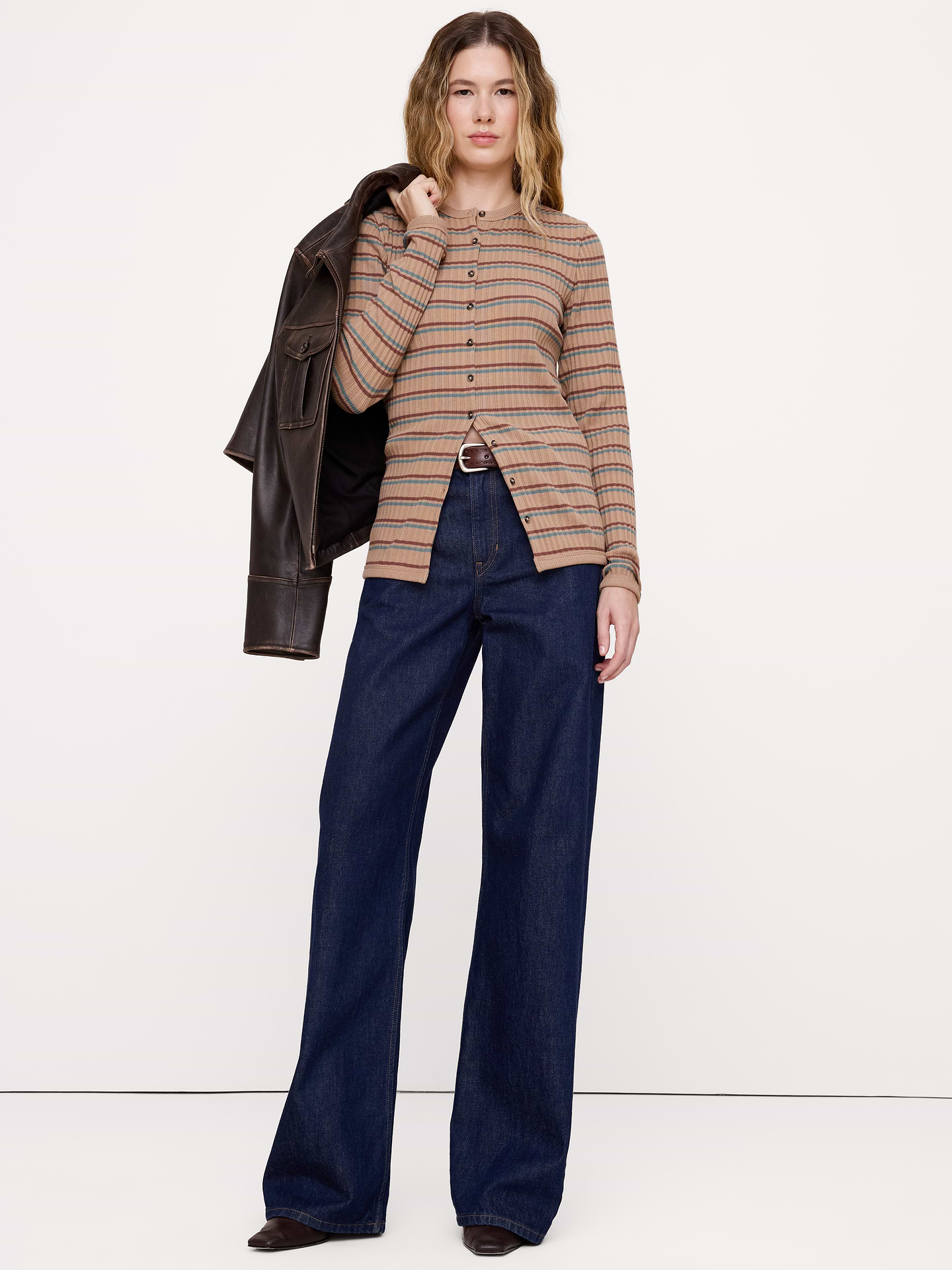 Ribbed Cardigan