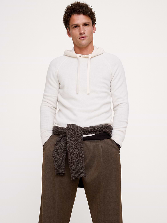 Cashmere Sweater Hoodie