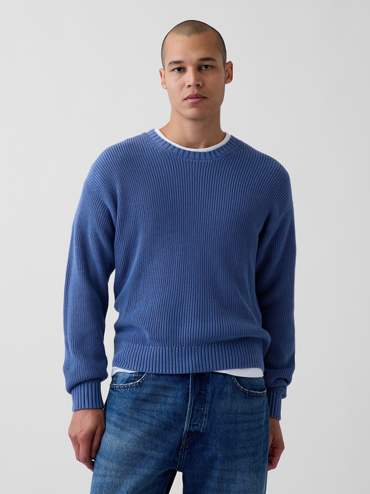 Relaxed Shaker Sweater