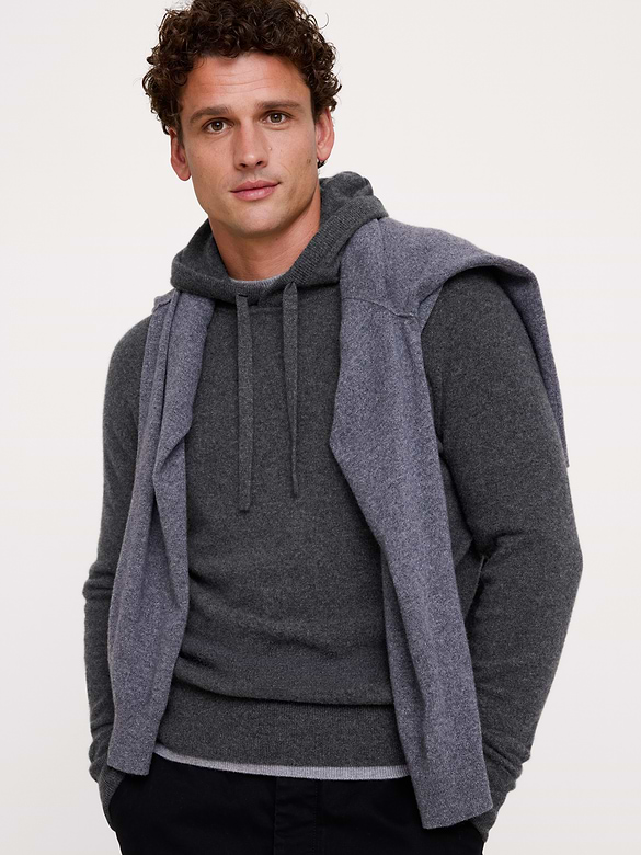 Cashmere Sweater Hoodie