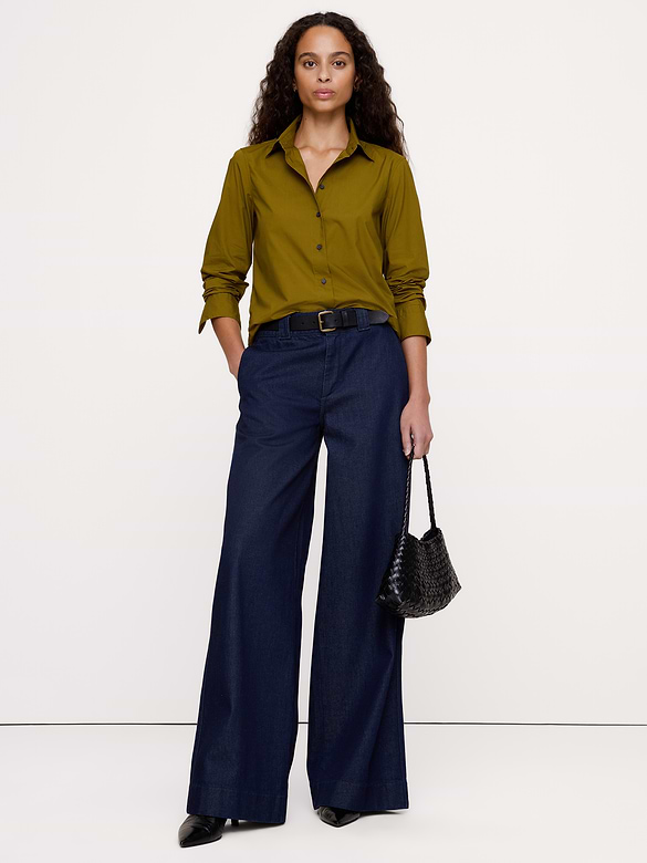 The Everyday Shirt in Cotton Poplin
