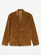 Image 1 of 1, notched collar, long sleeves with buttoned cuffs, four-button front, patch pockets, Product #1181591