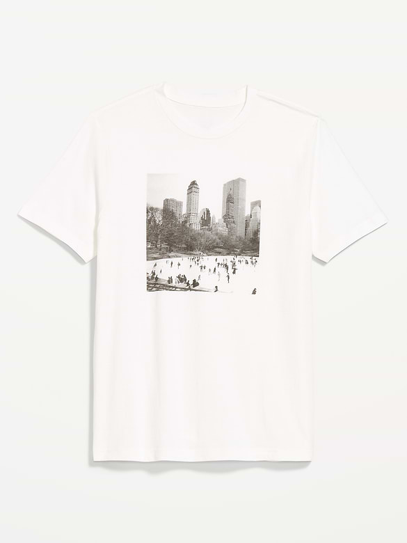 Soft-Washed Crew-Neck Graphic T-Shirt