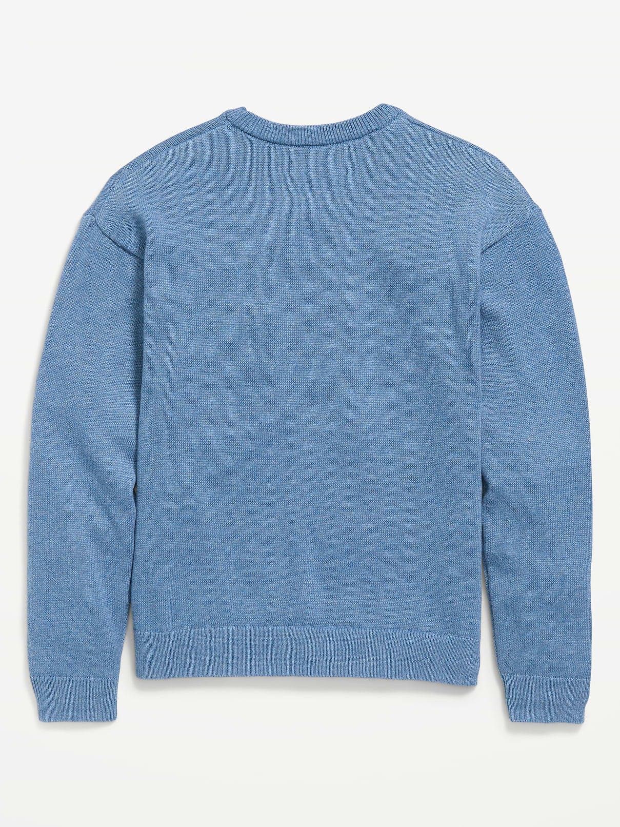 Image 3 of 3, Marled Crew-Neck Sweater for Boys