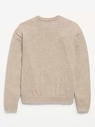 Image 3 of 3, Marled Crew-Neck Sweater for Boys