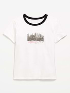Image 1 of 1, crew neck, short sleeves, graphic at front, Product #1182398