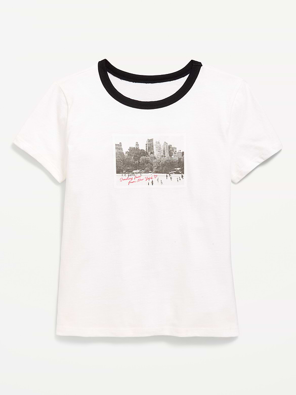 Short-Sleeve Graphic T-Shirt for Girls