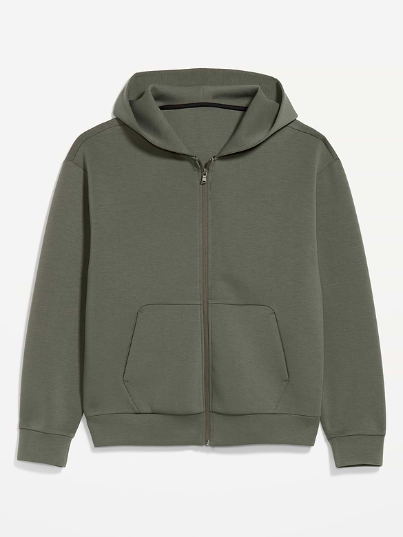 Bounce Fleece Oversized Full-Zip Hoodie