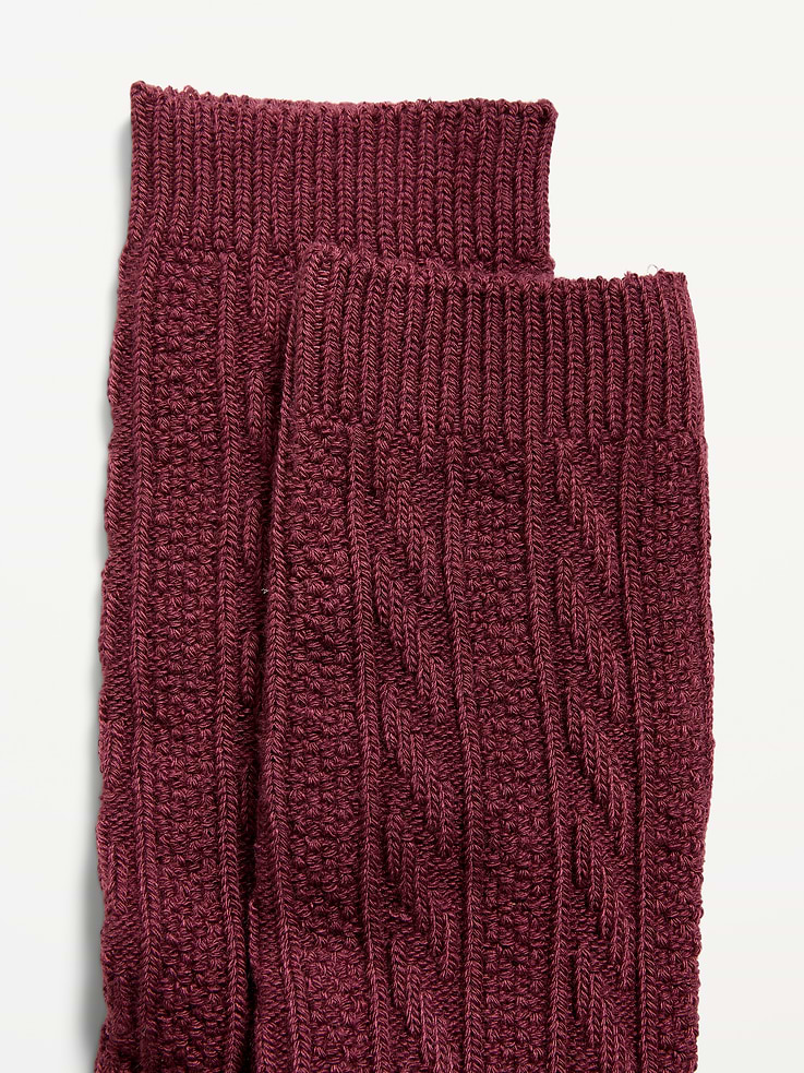 Image 2 de 2, Chaussettes en tricot torsadé