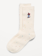 Image 1 of 2, elasticized openings, notched seams at toe and heel, Product #1183835