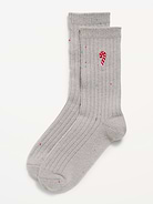 Image 1 of 2, elasticized openings, notched seams at toe and heel, Product #1183835