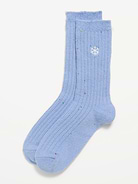 Image 1 of 2, elasticized openings, notched seams at toe and heel, Product #1183835