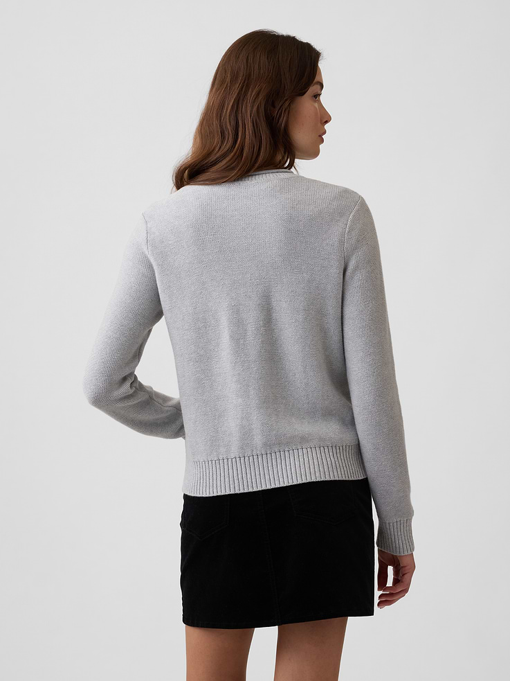 Image 2 of 5, Rollneck Cable-Knit Sweater