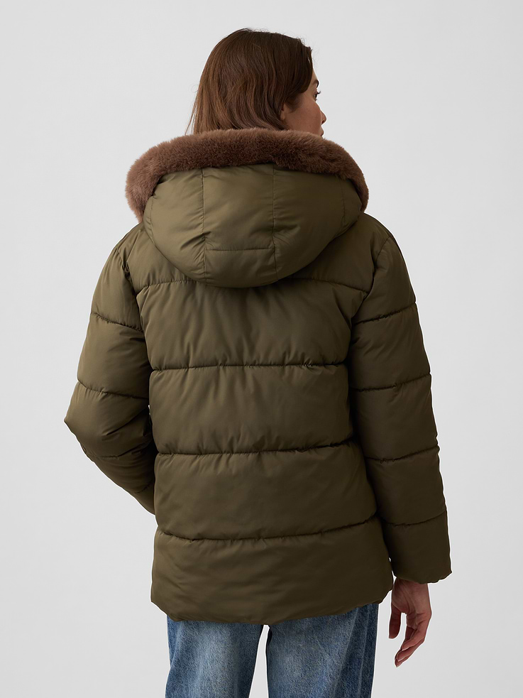 Image 2 of 5, Relaxed Puffer Jacket