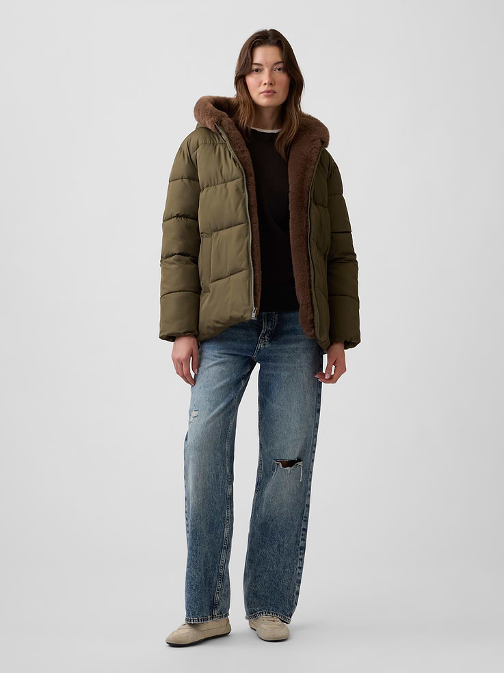 Image 3 of 5, Relaxed Puffer Jacket