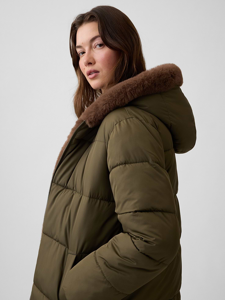 Image 4 of 5, Relaxed Puffer Jacket