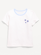 Image 1 of 2, crew neck, short sleeves, graphic at front, Product #1187046