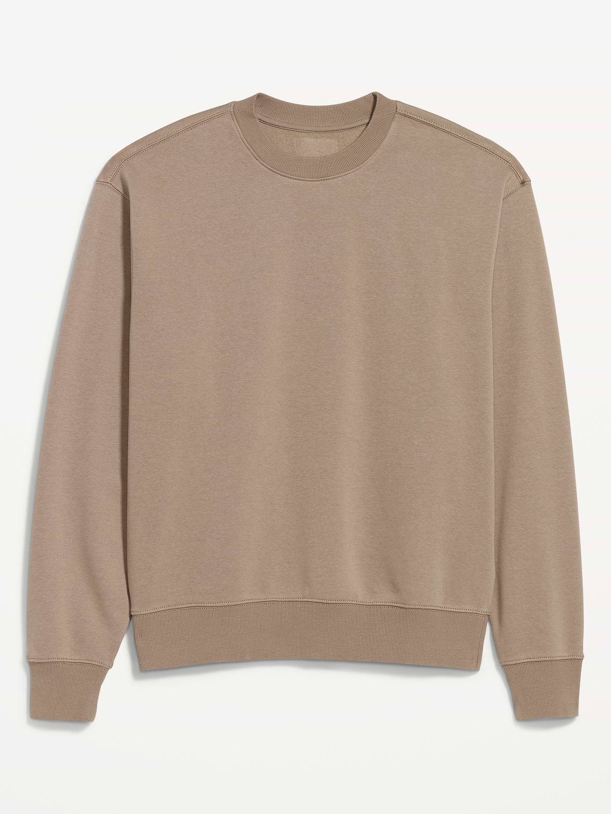 Image 1 of 3, crew neck, drop-shoulder sleeves, rib-knit trim, pullover style, Product #407508