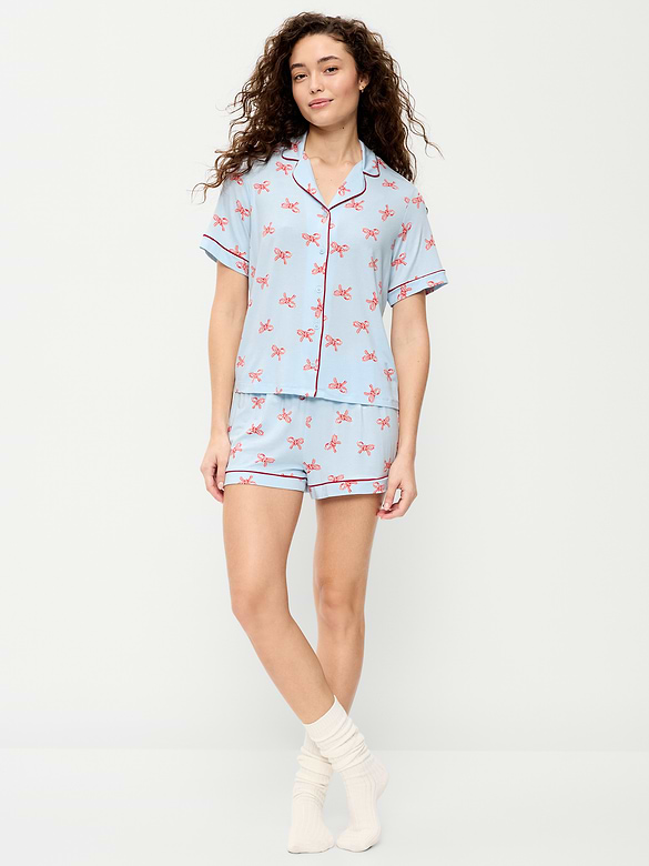 Sunday Sleep Knit Jersey Short Set