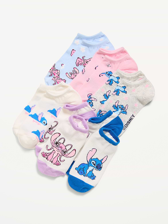 Disney© 6-Pack Novelty Ankle Socks for Women