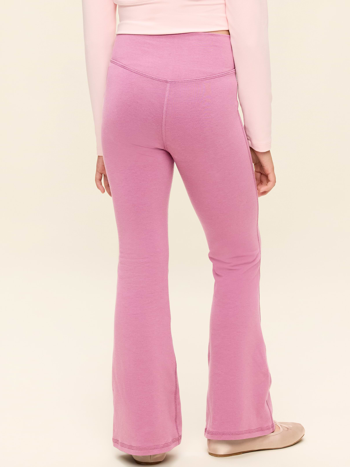 Image 2 de 6, Legging évasé PowerChill à taille haute croisée pour fille