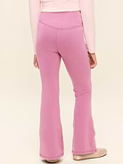 Image 2 de 6, Legging évasé PowerChill à taille haute croisée pour fille
