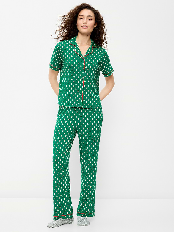 Sunday Sleep Knit Jersey Pant Set