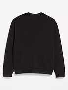 Image 1 of 3, Make your moves in Old Navy Sport's Bounce Fleece: Our signature smooth spacer fabric that keeps its shape., crew neck, drop-shoulder sleeves, kangaroo pocket, pullover style, breathable, Product #907959