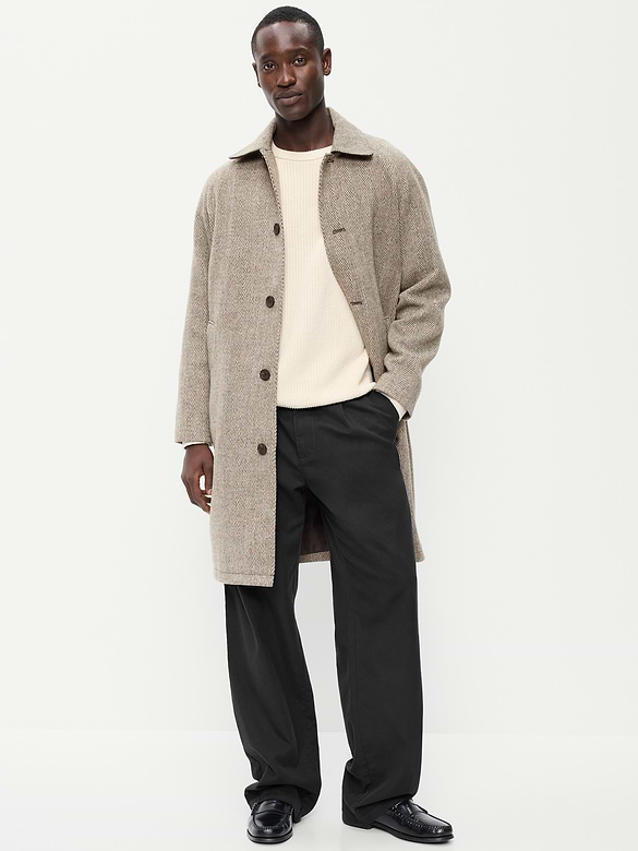 Relaxed Long Topcoat