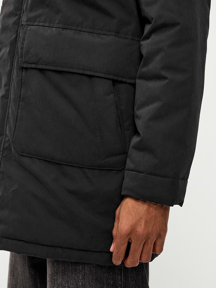 Image 5 of 6, Water-Resistant Hooded Utility Parka