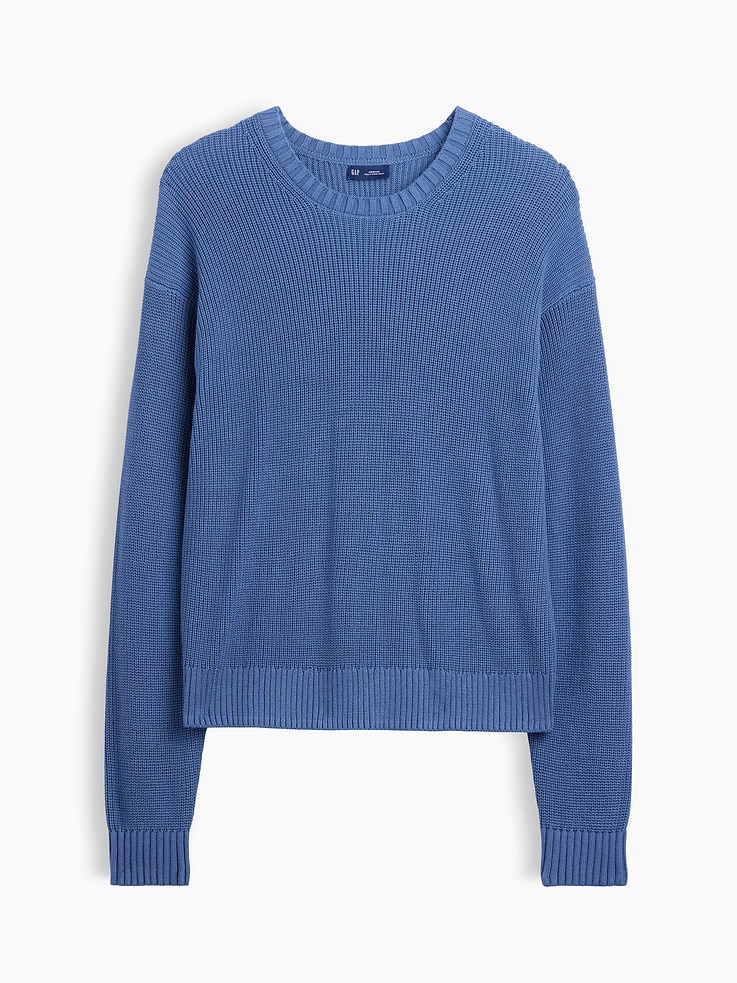 Image 5 of 5, Relaxed Shaker Sweater