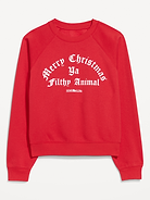 Image 2 de 2, Chandail en coton ouaté surdimensionné à manches raglan Home Alone™