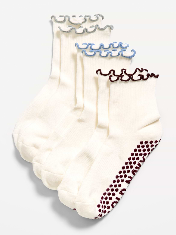 Athletic Quarter Crew Sock 3-Pack for Women