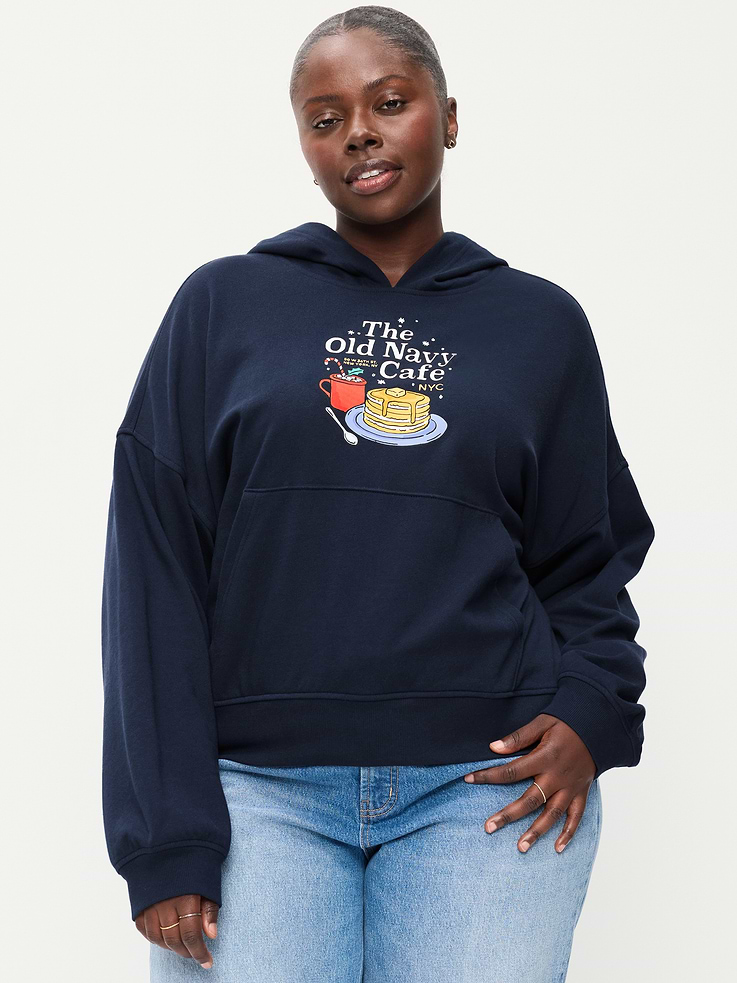 Image 4 of 7, Oversized Pullover Logo Hoodie Sweatshirt