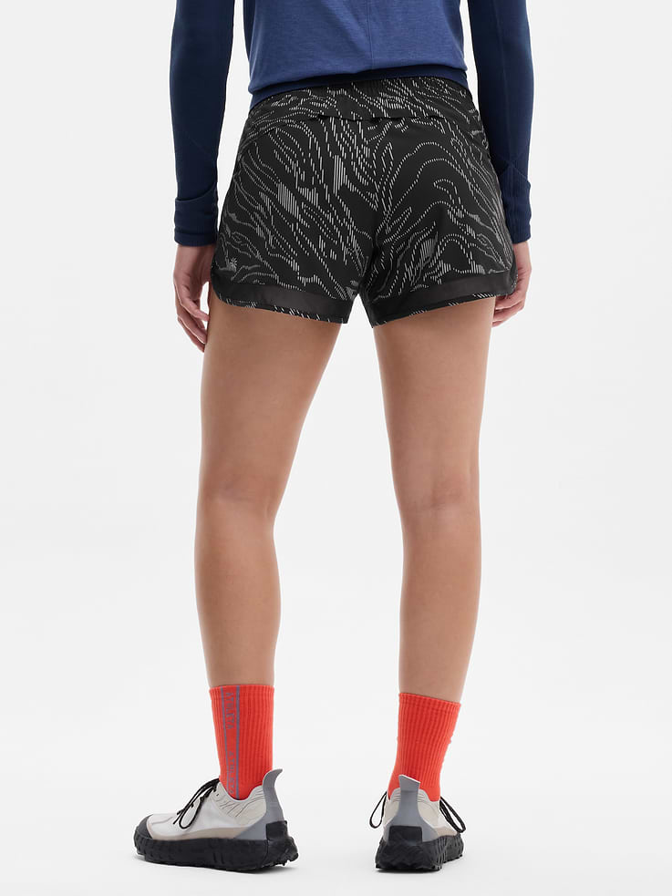 Image 4 of 7, Mesh Racer Run Mid Rise 4" Short