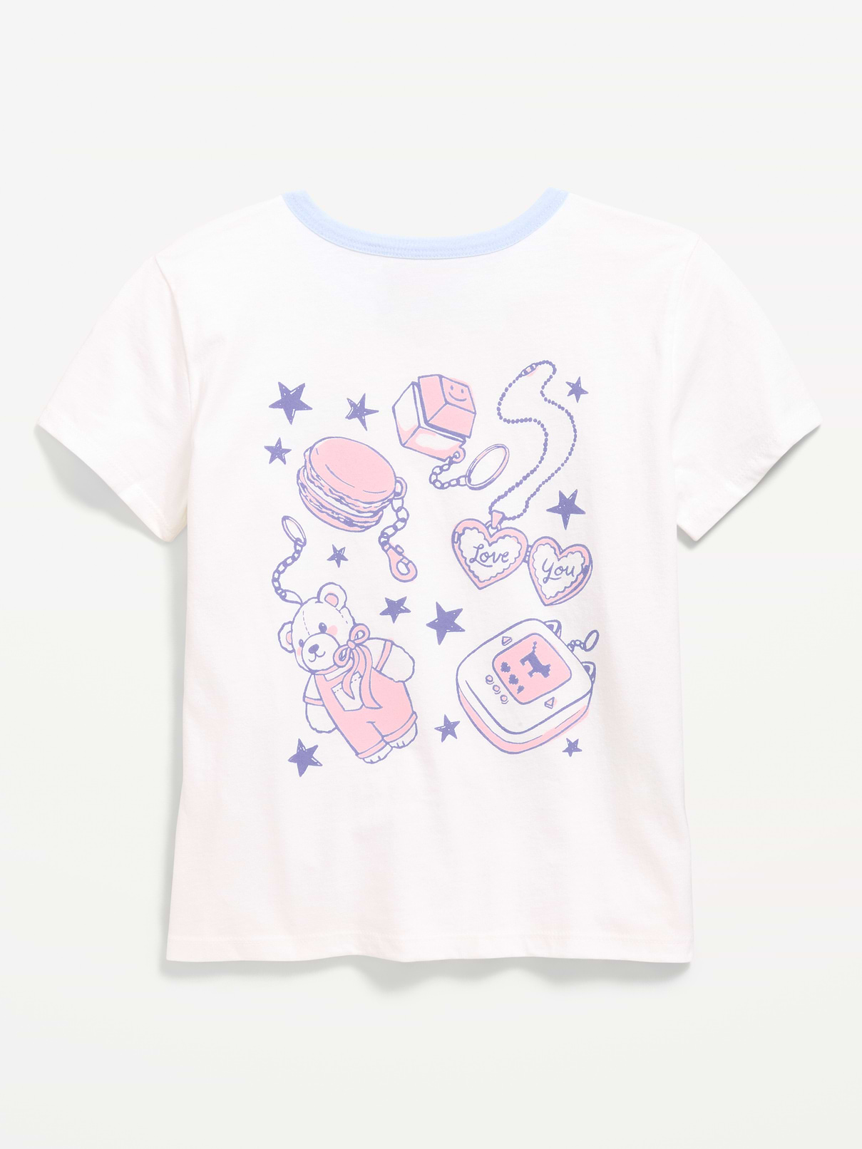 Image 2 of 2, Short-Sleeve Graphic T-Shirt for Girls