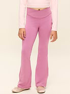 Image 1 de 6, PowerChill de la gamme Old Navy Sport, parfait pour jouer: coton doux et respirant extensible pour un confort toute la journée., Taille haute., Taille croisée sur le devant., Logo réfléchissant la lumière au centre du dos., Ourlet évasé., Produit #762124